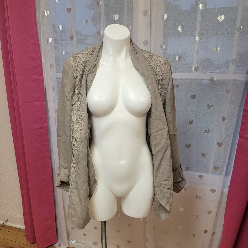 #2 Chico's Sweater Jacket Size 3 (16)